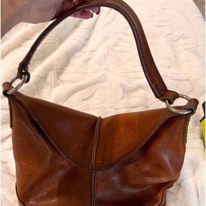 Leather Frye purse